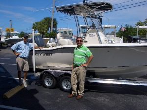 proud boat owner